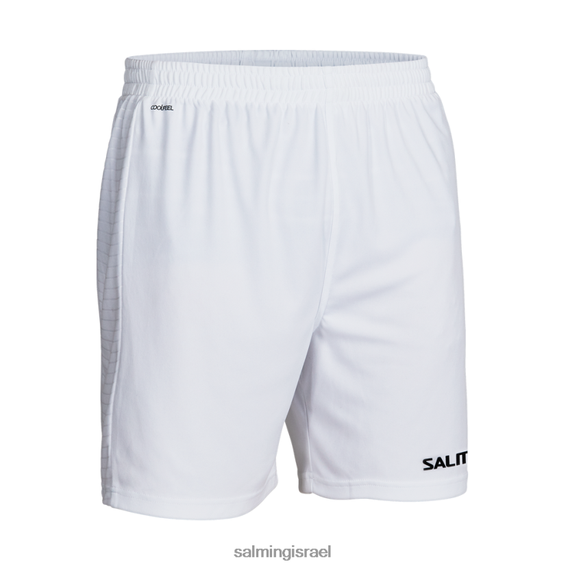 Salming גברים מכנסי משחק קצרים מגרניט NZJJZ10 לבוש לבן